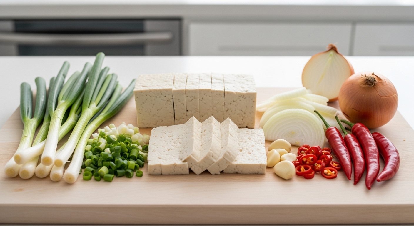 맛있는 류수영 두부조림을 위한 재료 준비