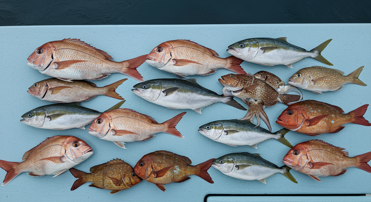 어떤 물고기를 낚을 수 있나요? (이시가키 어종과 포인트)