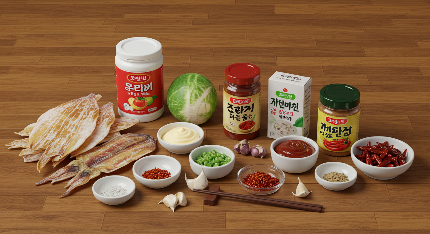 백종원 진미채볶음 재료와 황금 비율 양념장!