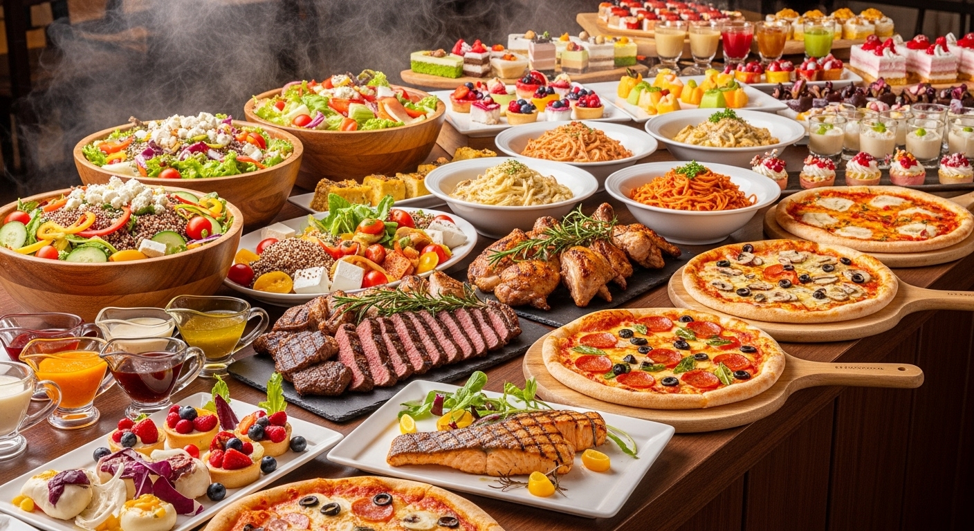 없는 게 없는 맛있는 메뉴 대잔치!