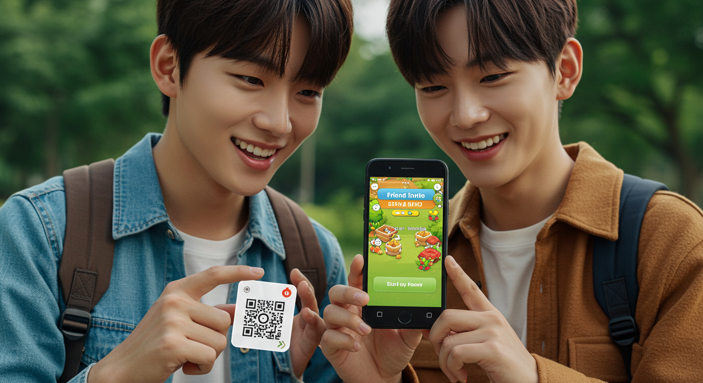 올팜 맞팜의 친구 초대 및 협력