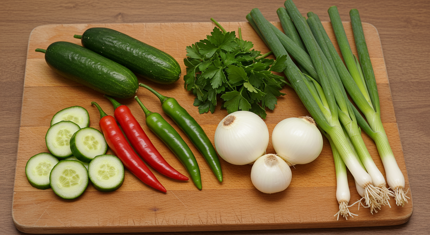 우리 집 오이냉국 만들기, 어떤 재료가 필요할까요? 🥒