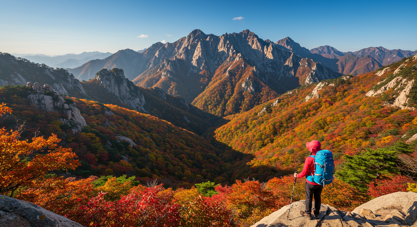 가을 설악산 단풍, 지금 얼마나 물들었을까요?