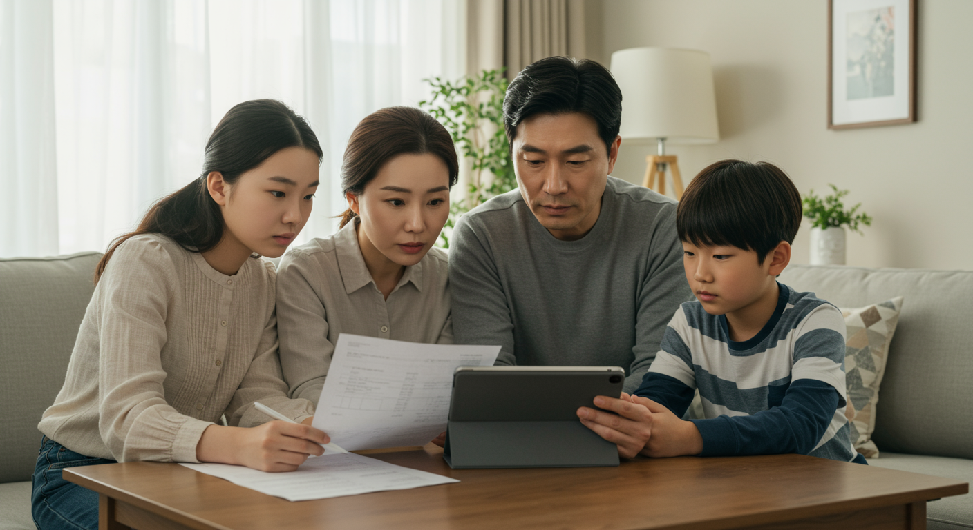 우리 가족은 받을 수 있을까? 가구원 수별 기준 📝