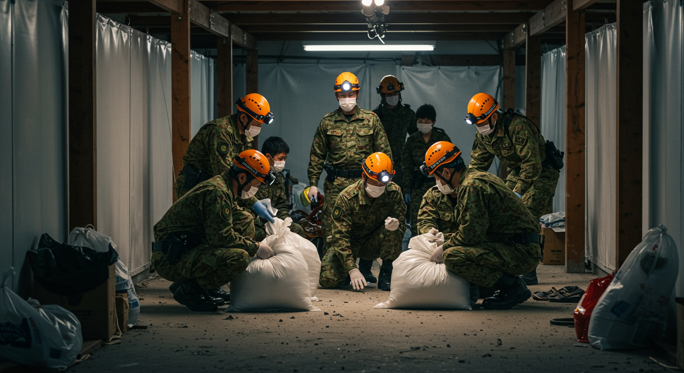 일본 정부와 자위대의 신속한 초기 대응