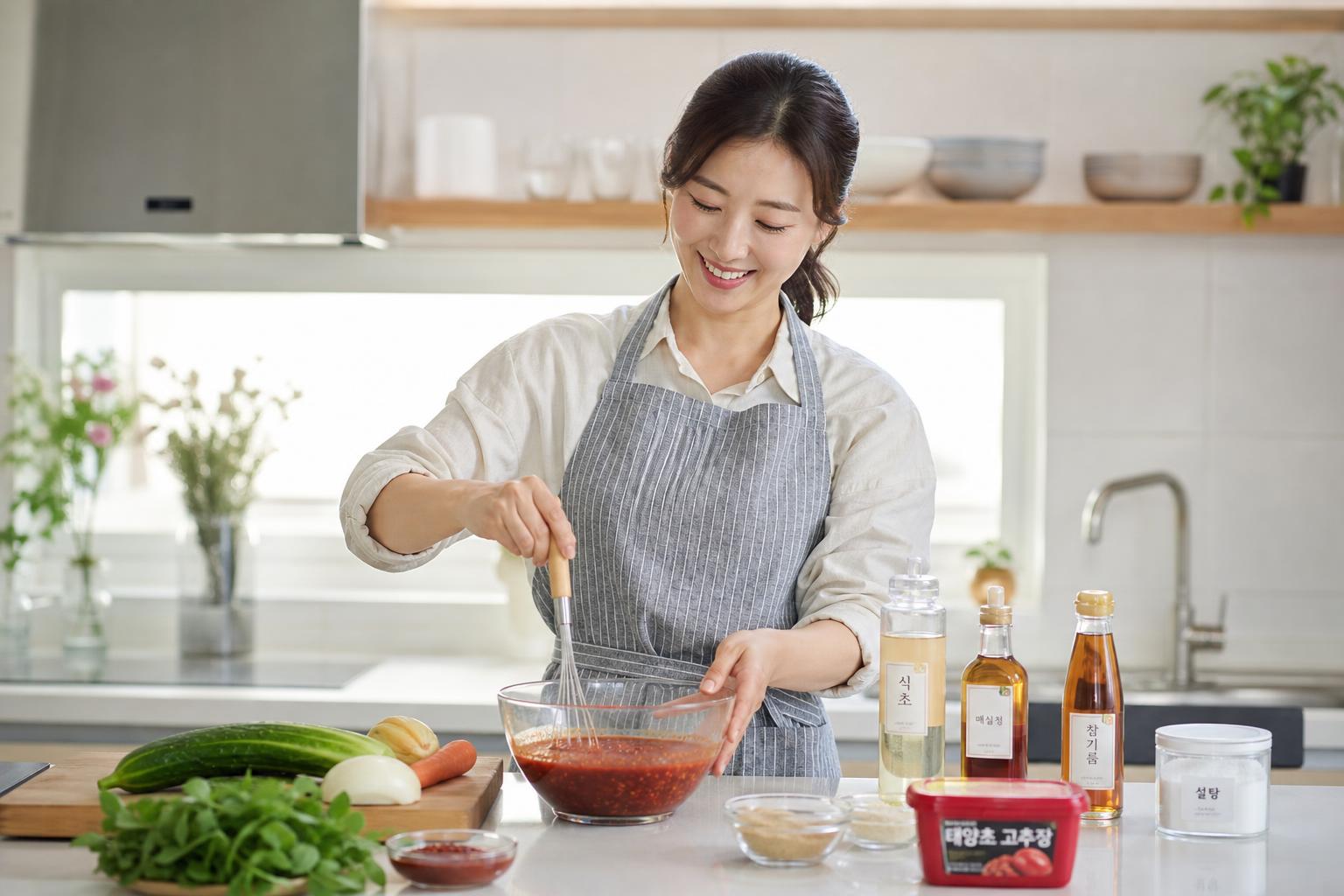 우리 집 만능 양념! 백종원 기본 비빔국수 양념장 황금비율