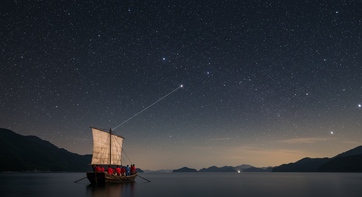 밤하늘의 이정표, 북극성 사주의 역사 이야기 🌟