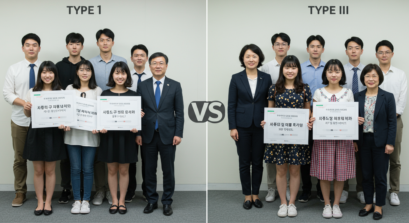 유형 I과 유형 II, 핵심 차이점은 무엇일까요?