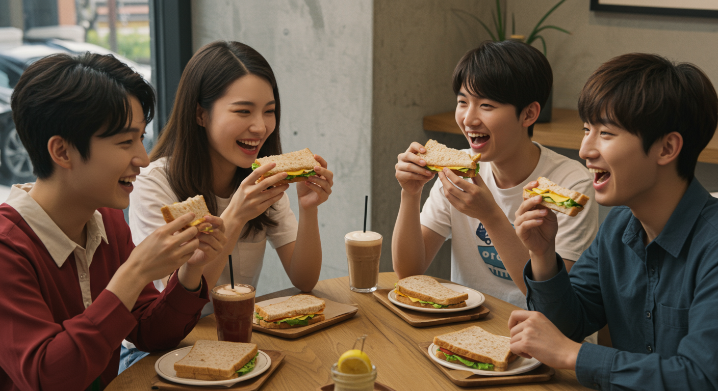 뚜레쥬르통밀빵, 친구들은 어떻게 생각할까?