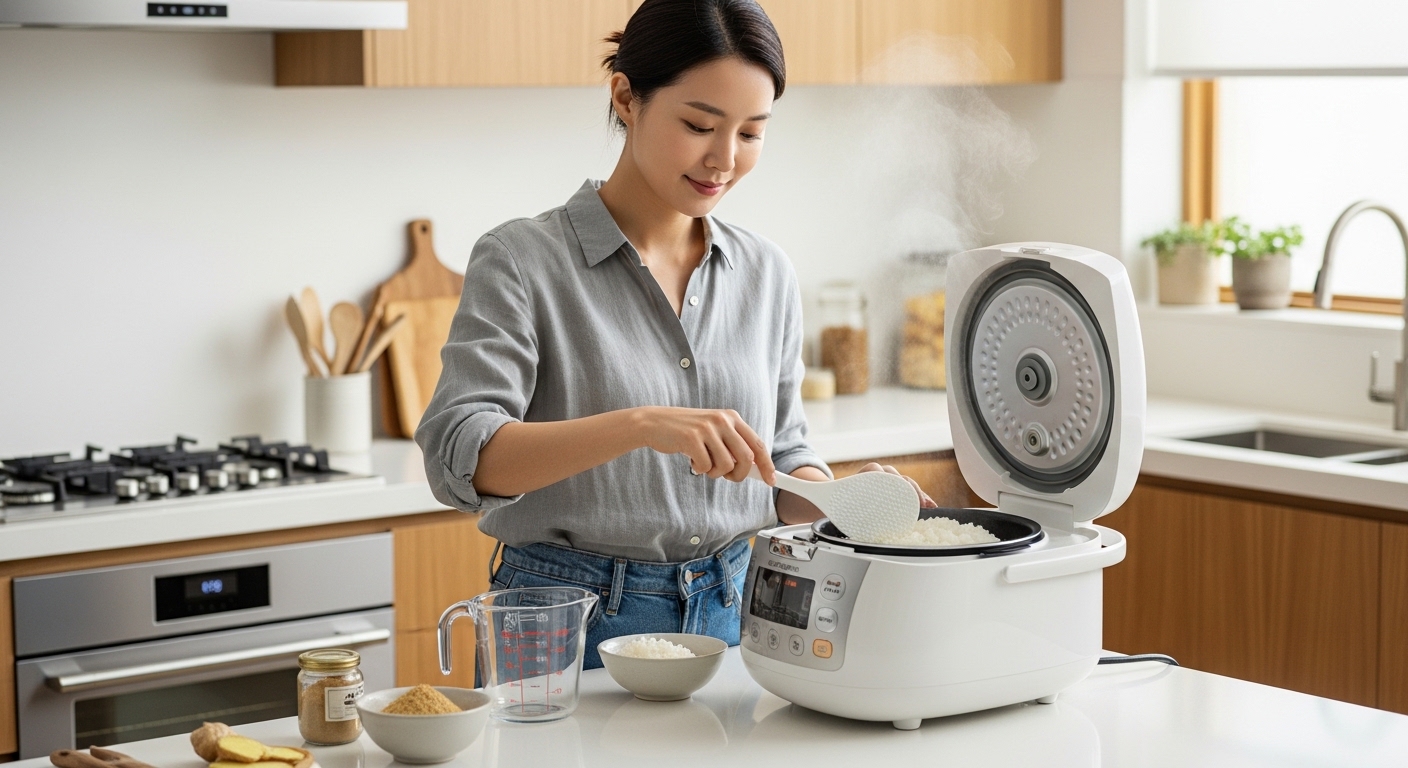 고슬고슬한 밥 짓기: 식혜 맛의 첫걸음