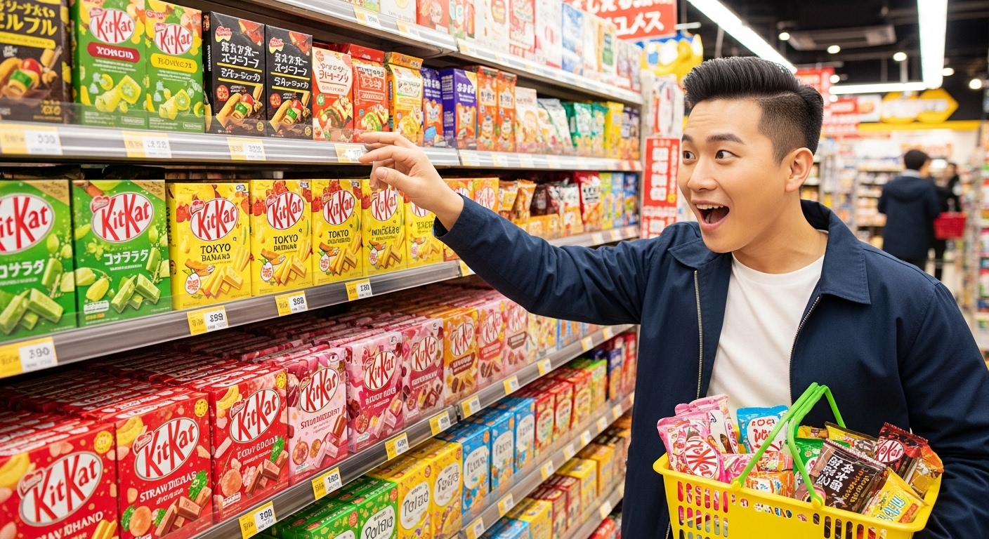 과자 & 간식: 일본 한정 맛으로 가득한 달콤함!