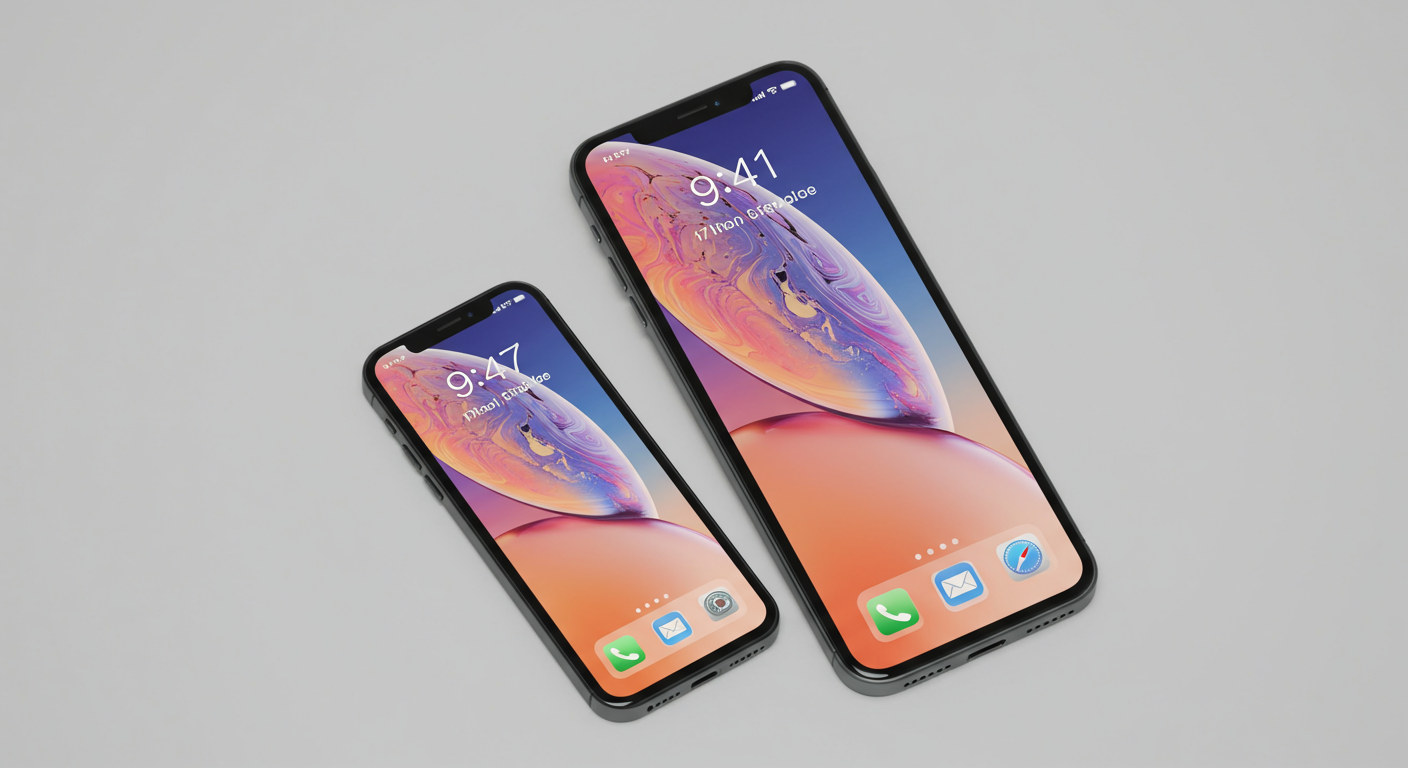 커지고 더 선명해진 디스플레이