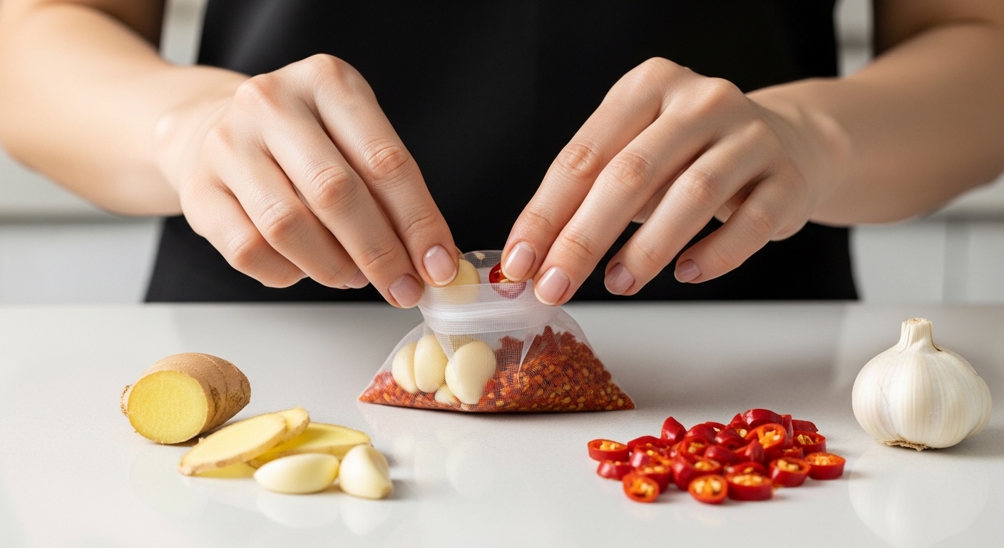 동치미 국물을 깔끔하게, 양념 준비 노하우