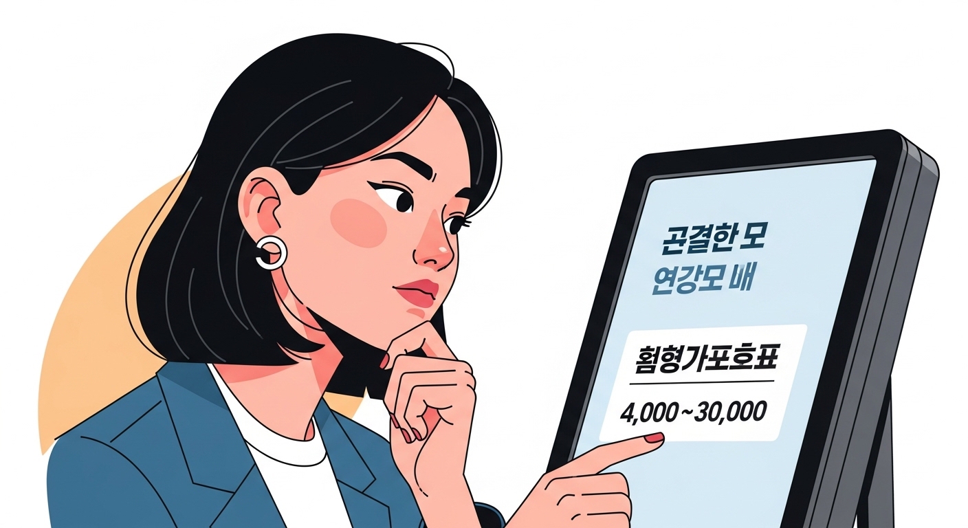 상담 비용과 예약금 정보