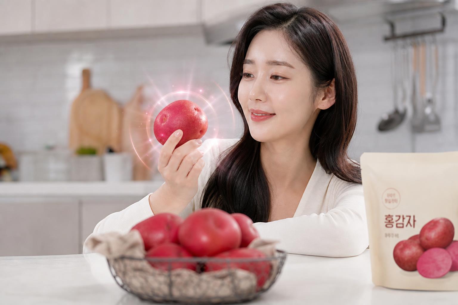 우리 몸을 튼튼하게! 홍감자의 강력한 항산화 효과