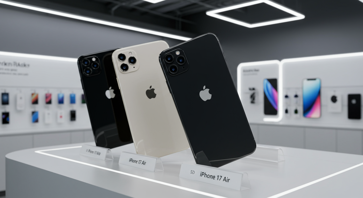 새로운 친구 '에어' 등장! 아이폰17 라인업 대변화