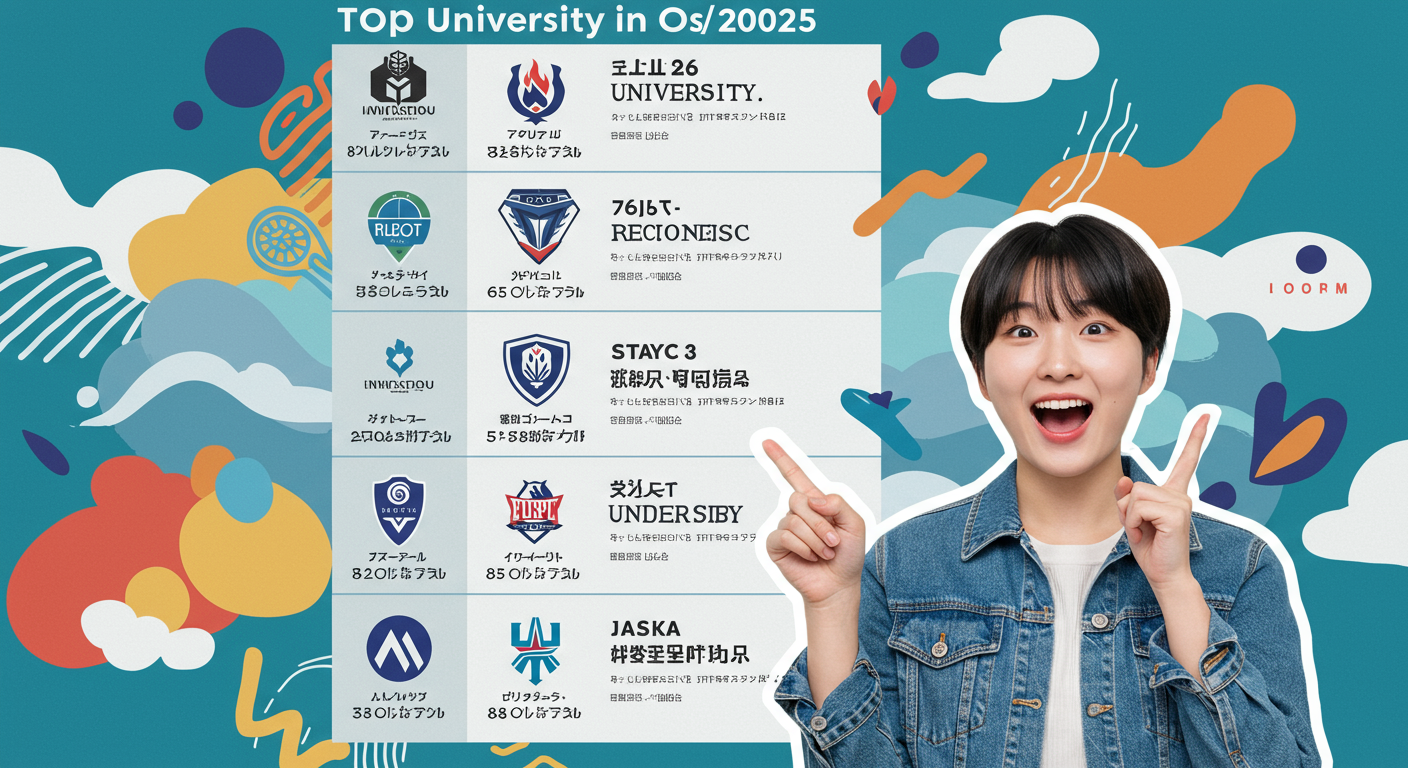 2025년 오사카의 TOP 6 대학