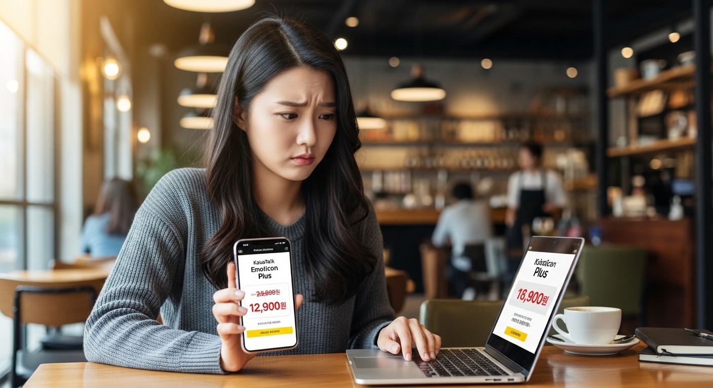 플랫폼별 이모티콘 플러스 가격이 다른 이유