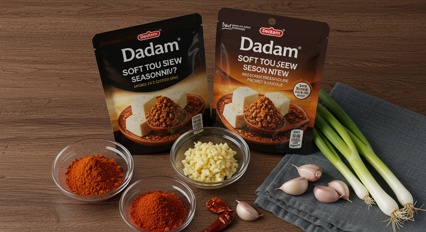 다담 순두부찌개 양념, 뭐가 특별할까요?