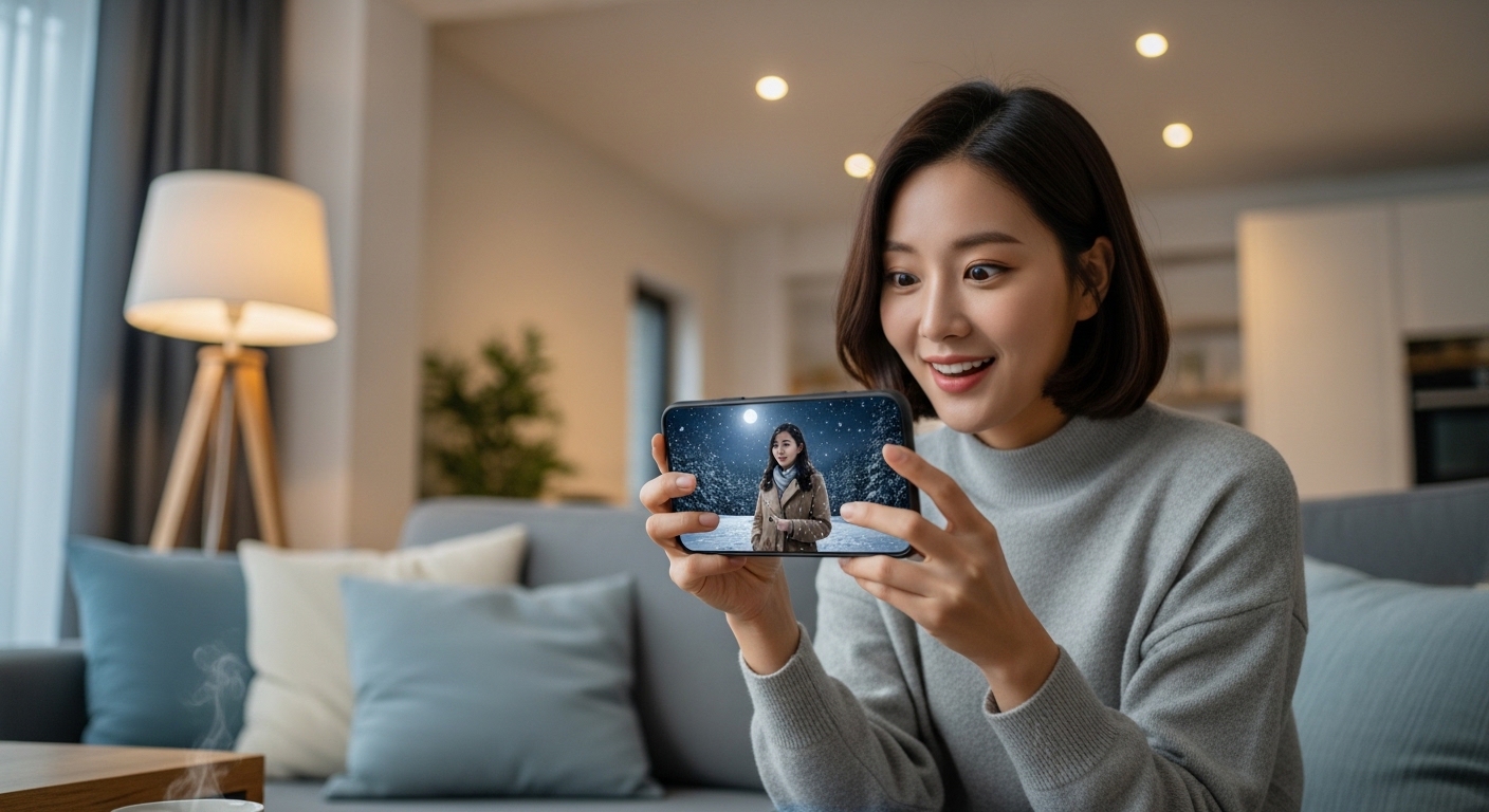 AI 눈 내리는 밤 기능, 어떤 점이 특별할까요?