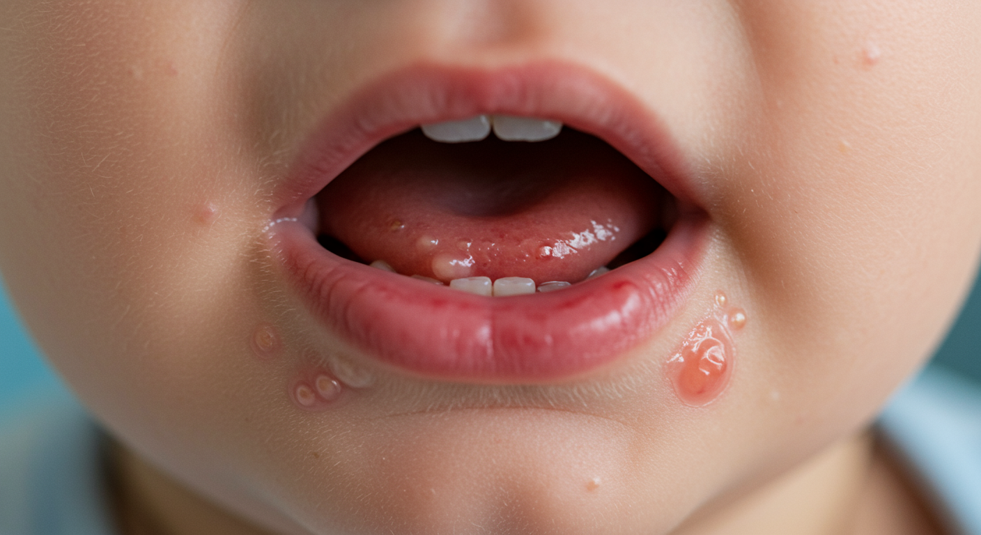 아기 구내염의 여러 가지 종류