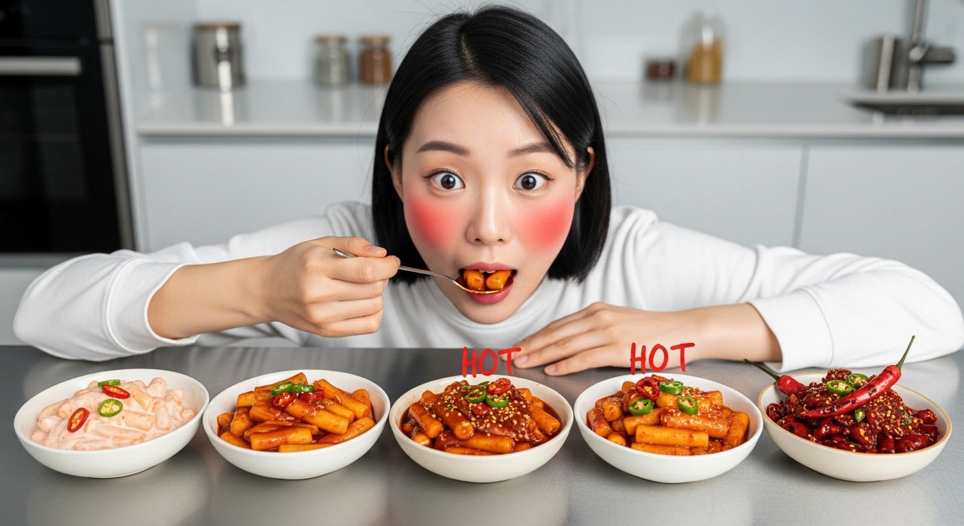 엽기떡볶이 맵기, 어떤 단계들이 있을까요?