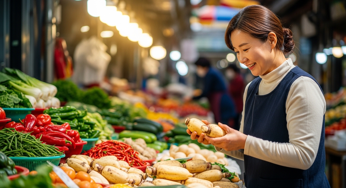 신선한 연근 고르는 법과 보관 팁