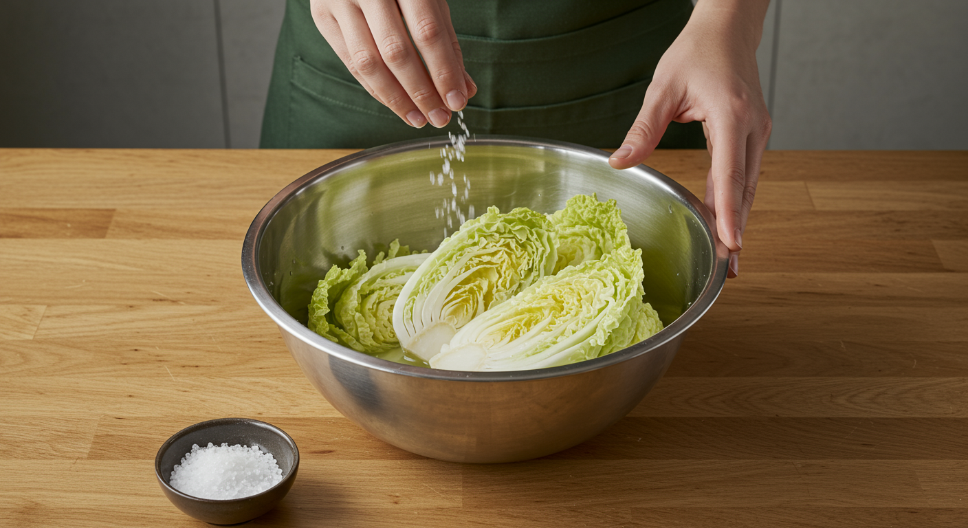 맛의 기본! 얼갈이배추 똑똑하게 절이는 비법