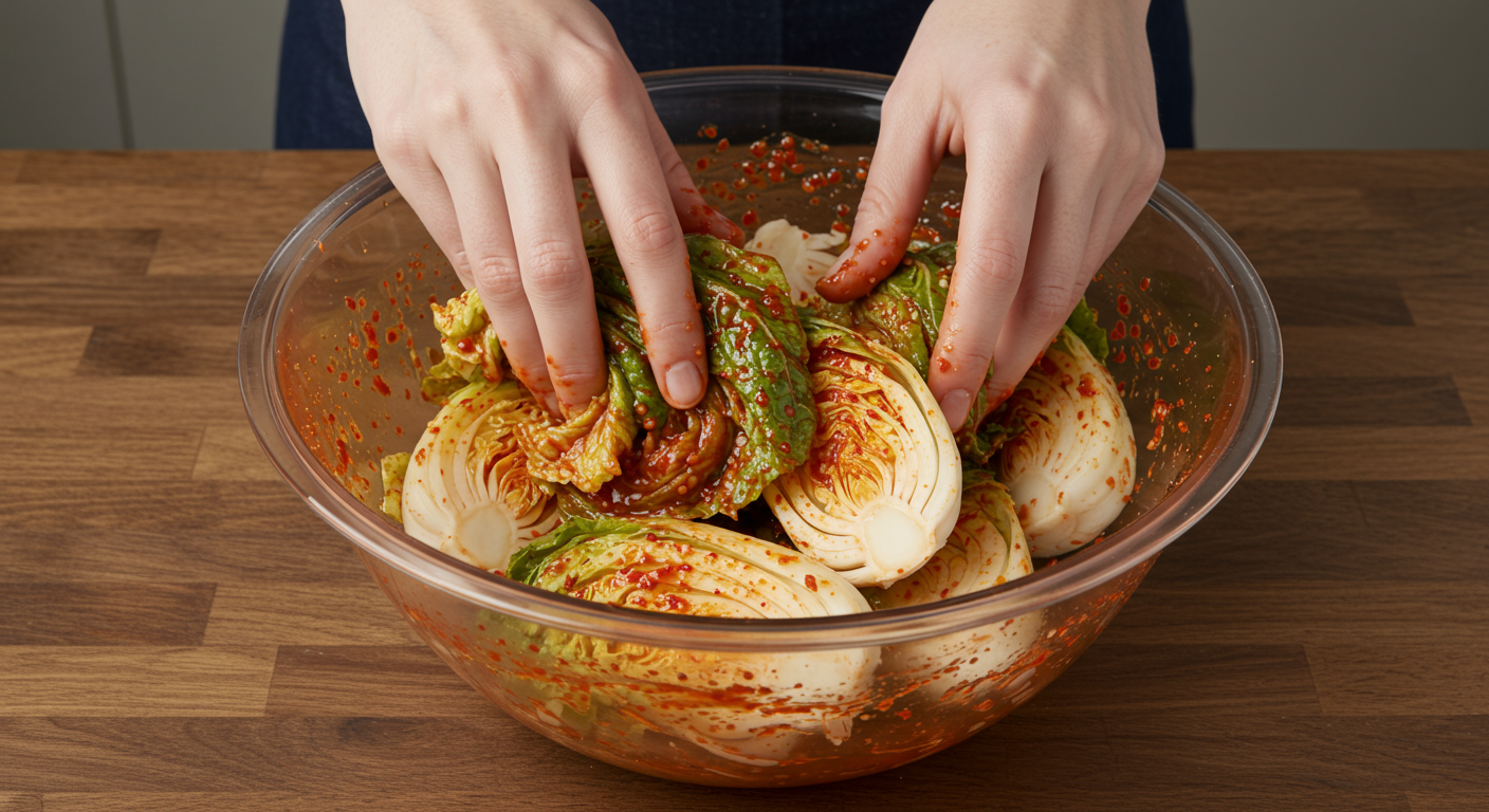 실패 없는 얼갈이김치 무치기 & 특별한 재료 팁