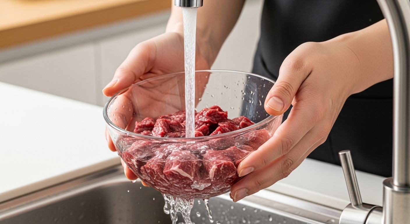 소고기 핏물 제거, 국물 맛의 핵심이에요