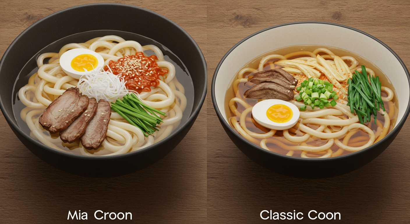 한국인의 입맛에 딱! 일본 우동과 달라요