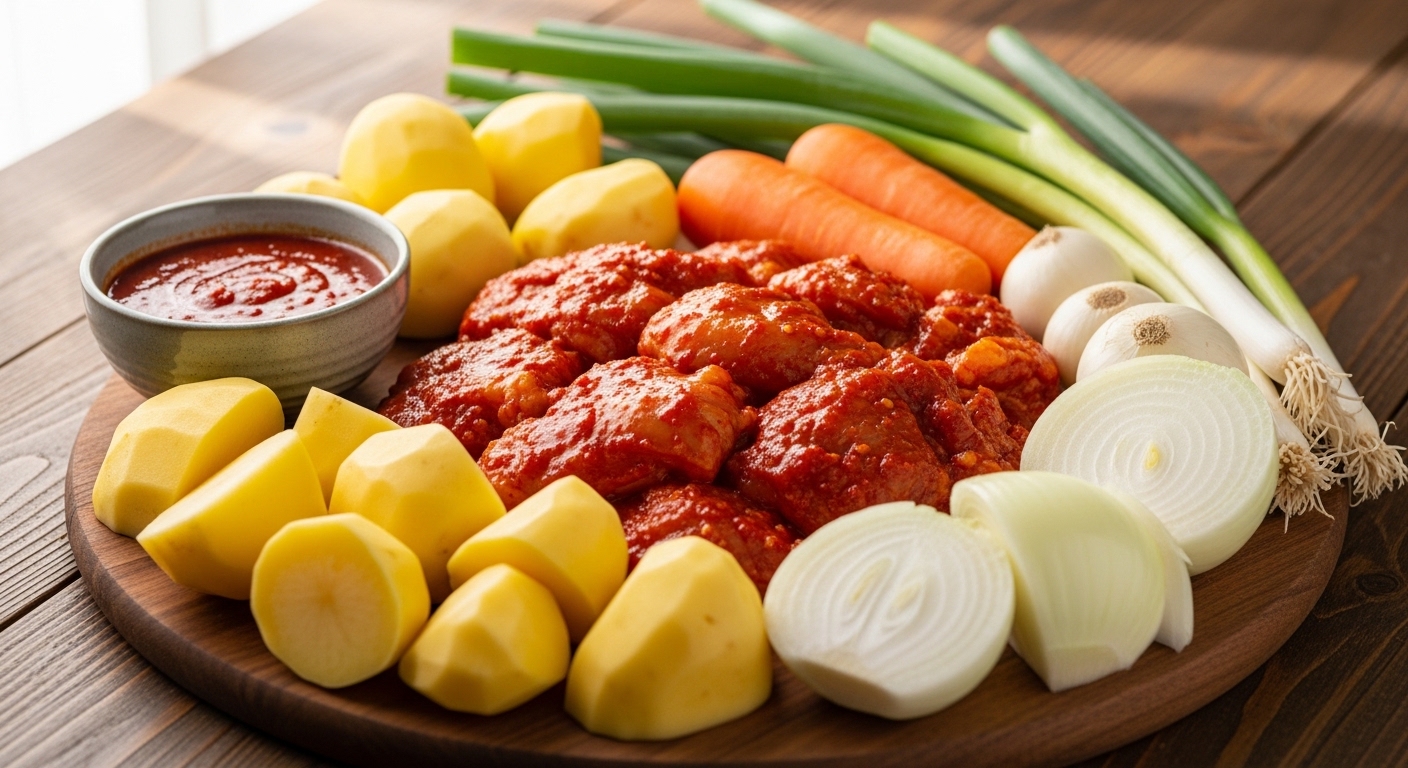 맛있는 닭볶음탕, 어떤 재료가 필요할까요?