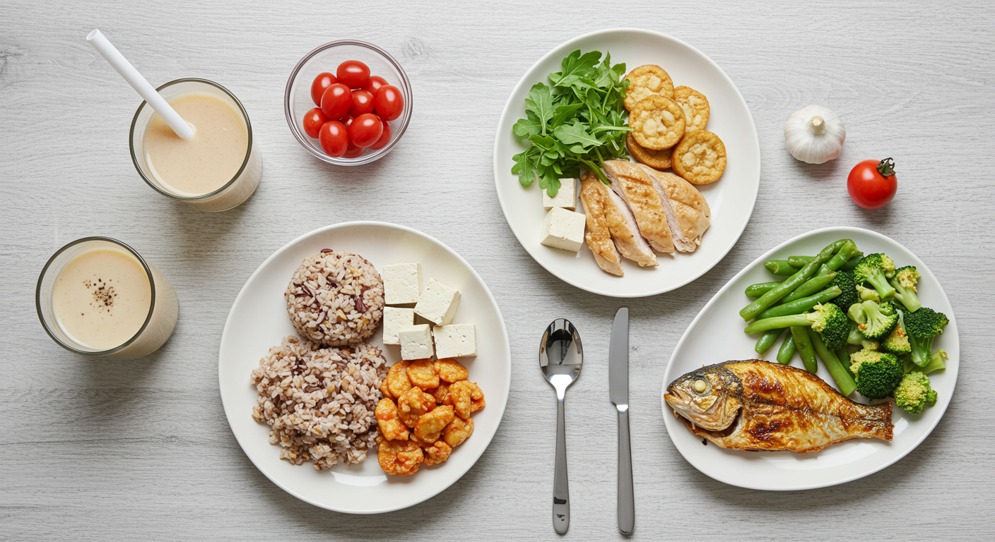 스위치온 다이어트, 하루 식단은 어떻게 구성될까요?