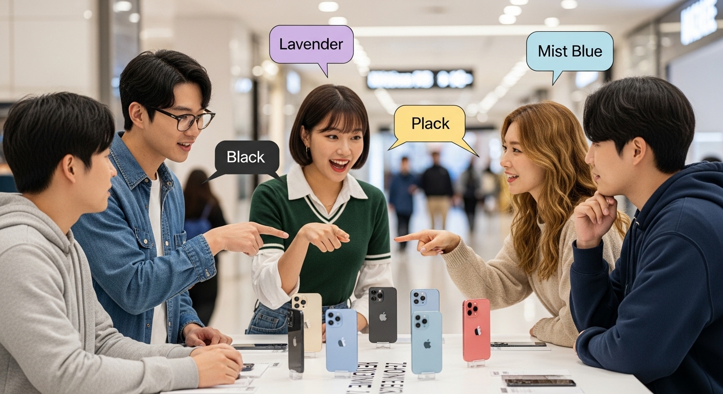 가장 인기 있는 아이폰 17 색상은 무엇일까요?