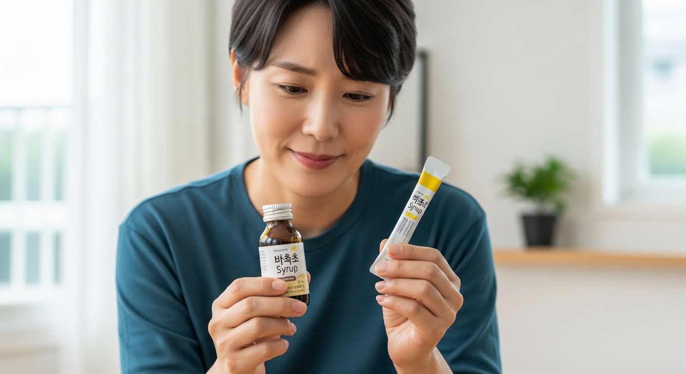 백초 시럽 성분과 다양한 포장 형태를 알아봐요