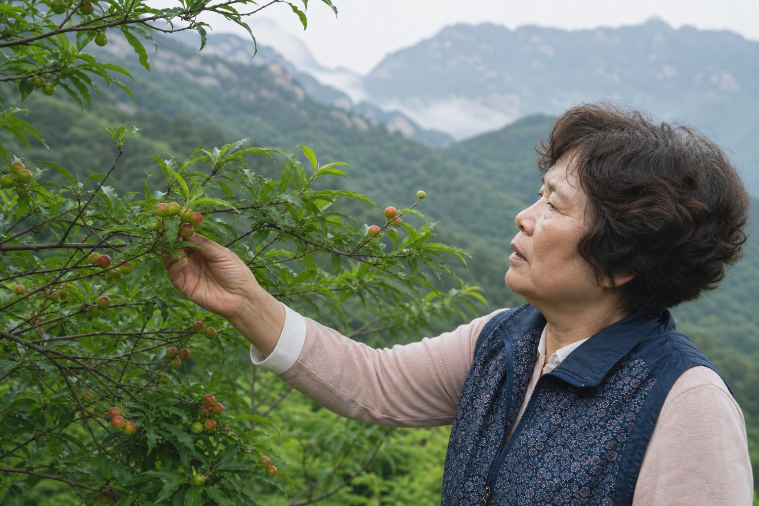 돌복숭아는 어떻게 생겼고 언제 자라나요?