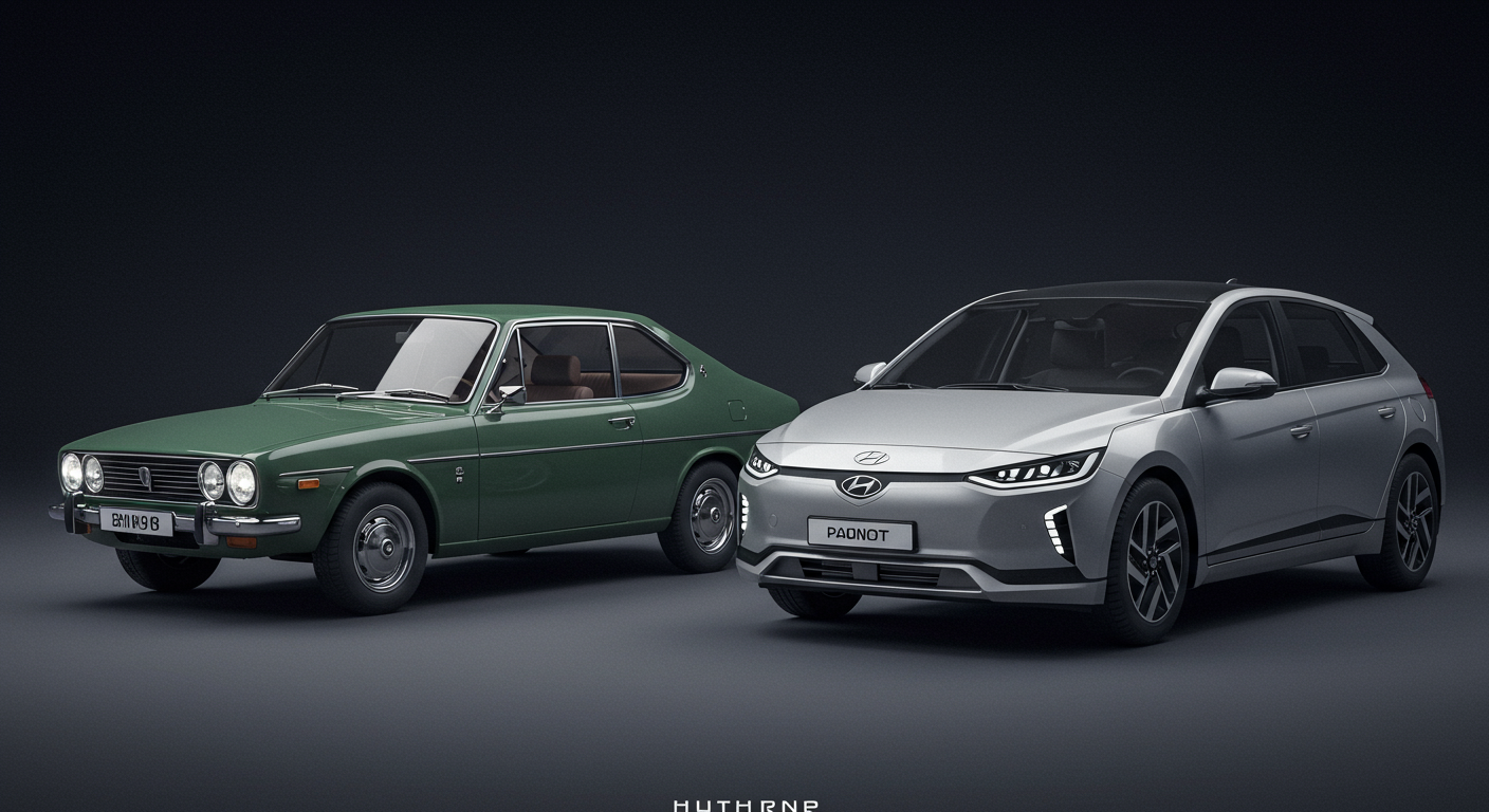 대한민국 자동차 산업의 시작, 현대자동차의 발자취