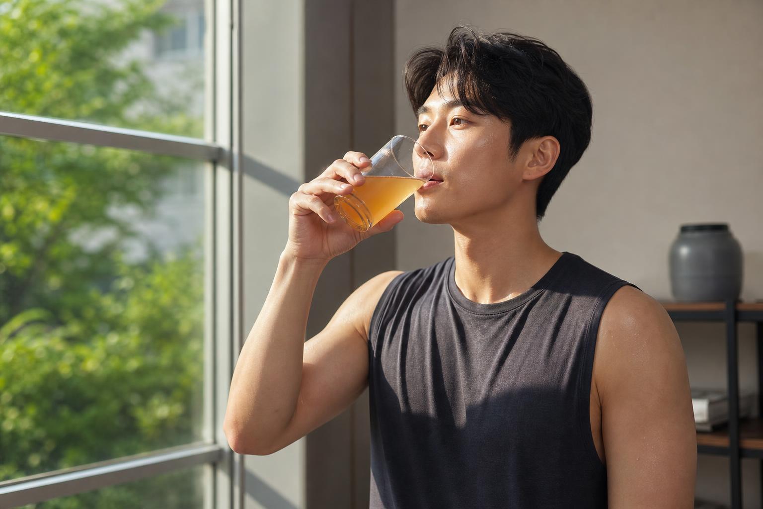 지친 몸을 위한 활력 충전소, 살구액기스