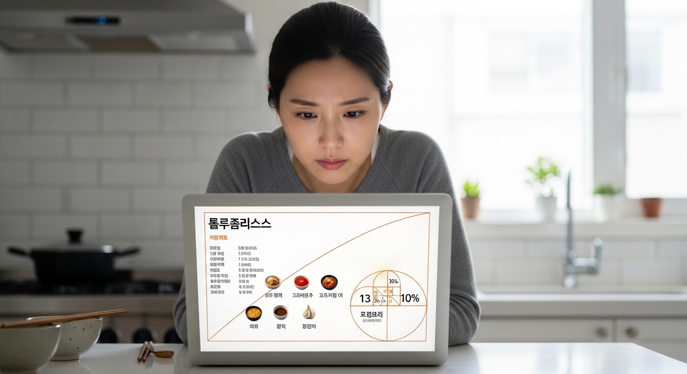 실패 없는 두부조림 양념장 황금 비율!