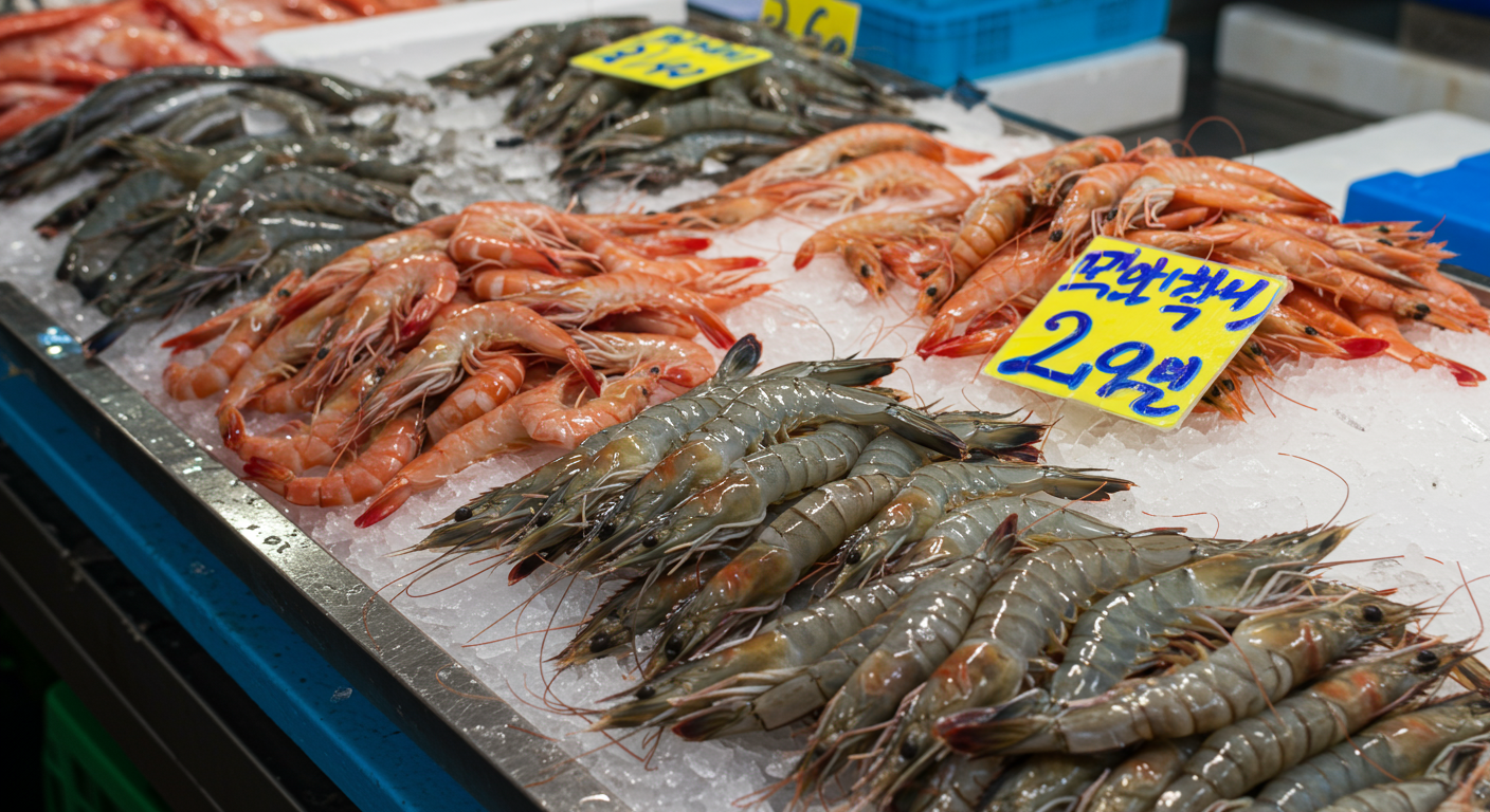 싱싱한 생새우, 어떤 종류가 있을까요?