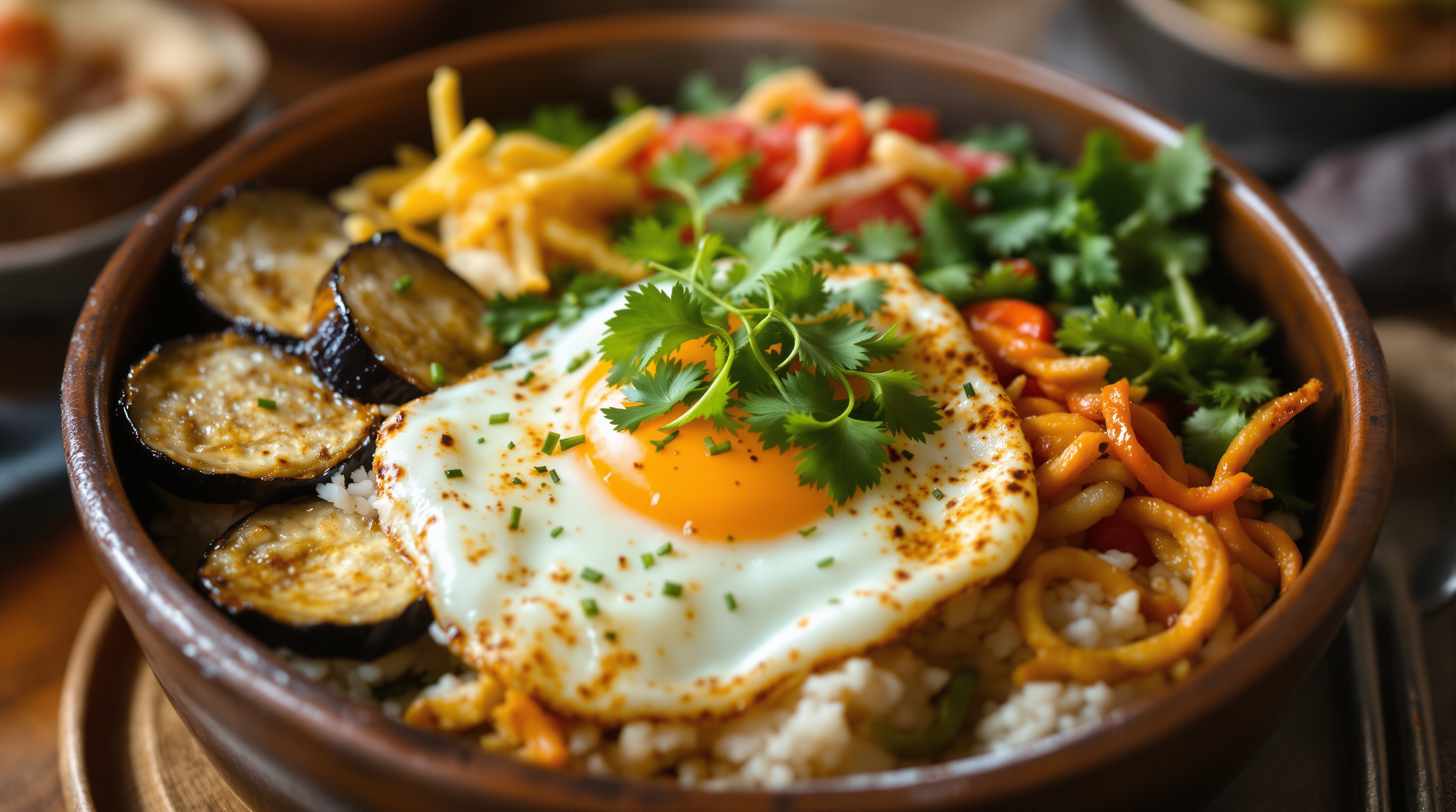 가지 덮밥: 한 그릇 건강식