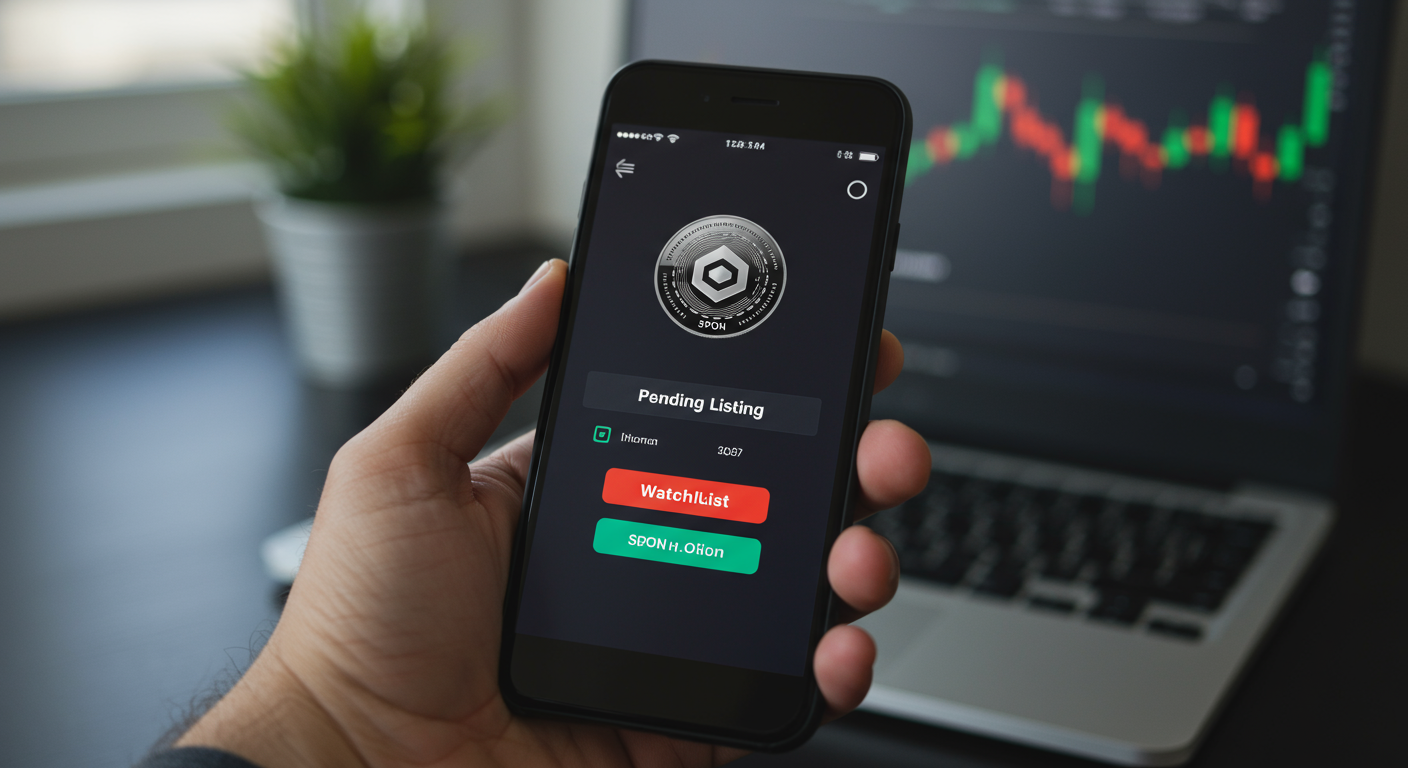 현재 SPON 코인 거래 현황과 상장 여부