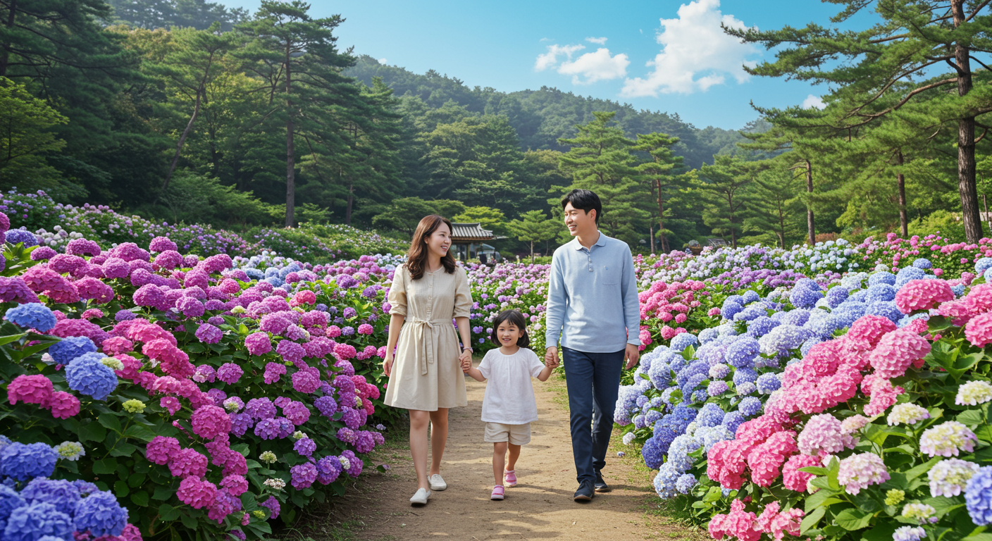 공주 유구 수국축제, 언제 어디서 열릴까요?