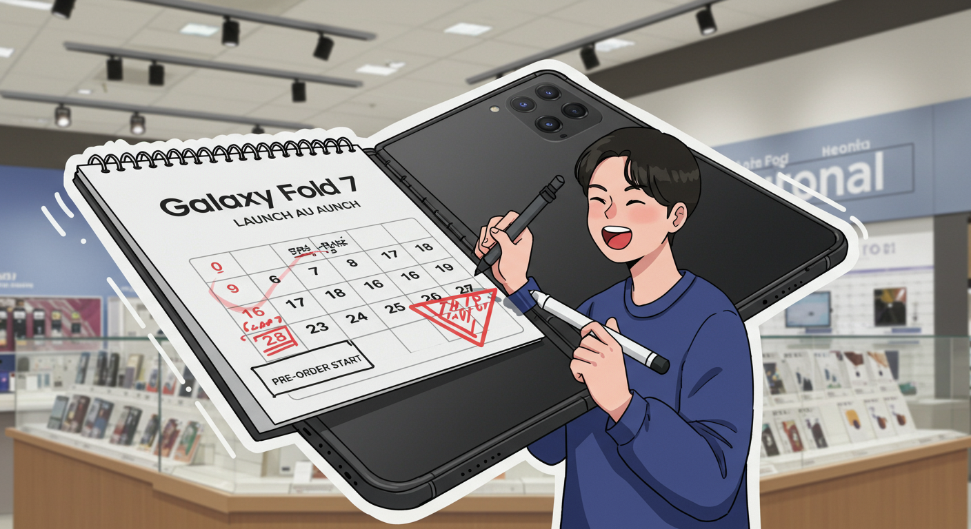 언제 만날 수 있을까? 갤럭시폴드7 출시일과 사전 판매