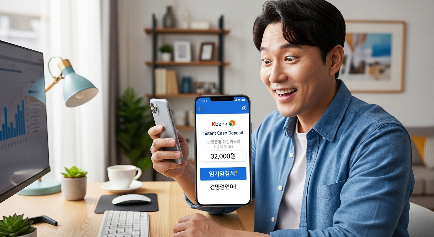 당첨금은 바로바로 입금된대요!