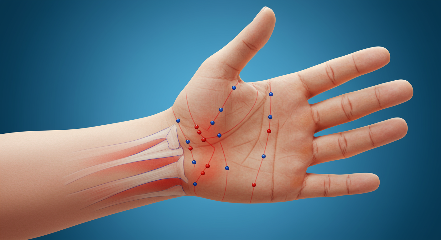 내 손 안의 보물 지도: 주요 지압점 살펴보기