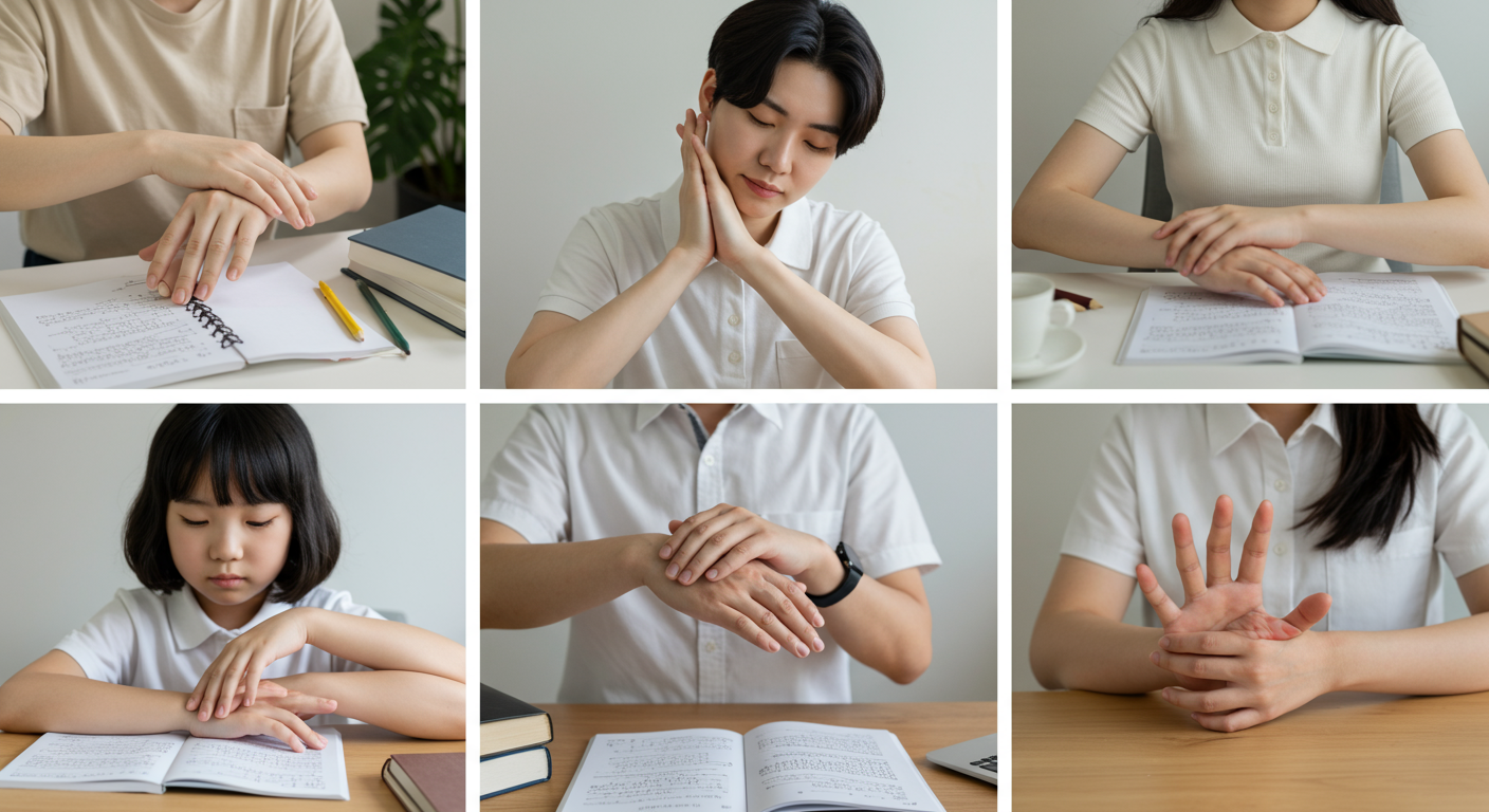 생활 속 손지압, 어디에 좋을까요?