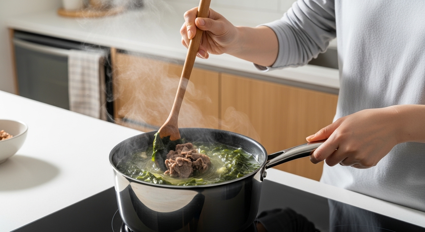 누구나 따라 할 수 있는 소고기 미역국 기본 레시피