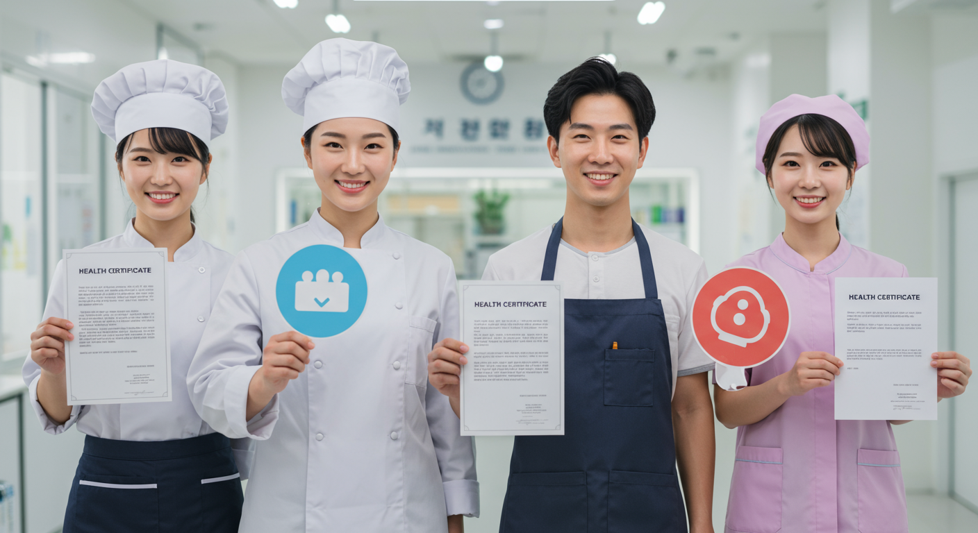 이런 일을 한다면 보건증이 꼭 필요해요!
