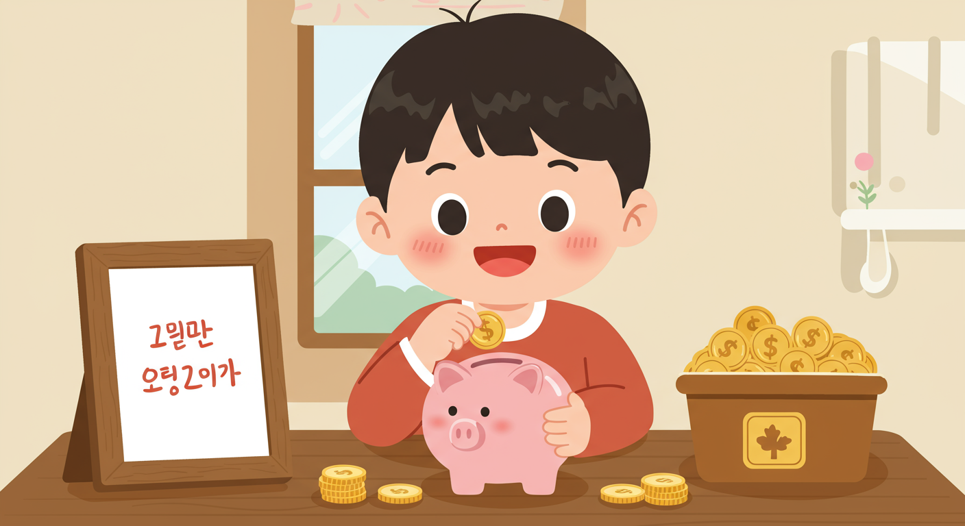 아이 추석용돈, 왜 적금으로 모아야 할까요?